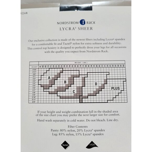 VTG Lot of 3 Nordstrom Rack Support Sheer Control Top Pantyhose Navy Size C NOS - Picture 5 of 9